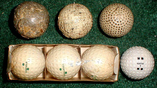 Gifts for the Golfer! Golf Gifts. Wooden Shaft Golf Clubs and Collectibles, Antique Golf Balls and golf collectables. 