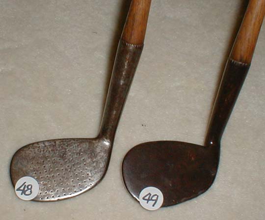 Gifts for the Golfer! Golf Gifts. Wooden Shaft Golf Clubs and Collectibles, Antique Golf Balls and golf collectables.  Hickory Golf Clubs - Great artifacts for interior decorating! Rare coins on ebay.  Gofl clubs.