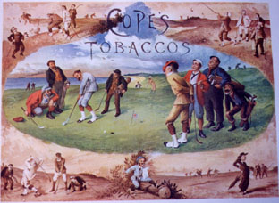 Cope's Tobacco Golf Print